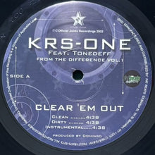 画像をギャラリービューアに読み込む, KRS-ONE/HIGH &amp; MIGHTY / CLEAR 'EM OUT/RUMBLE
