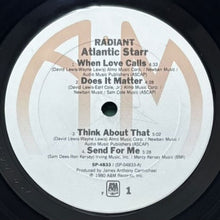 画像をギャラリービューアに読み込む, ATLANTIC STARR / RADIANT
