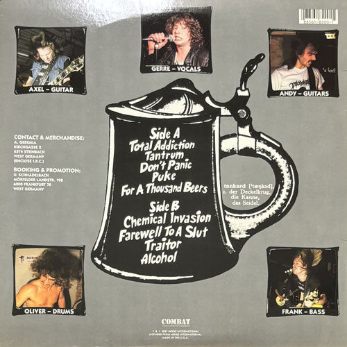 TANKARD / CHEMICAL INVASION – VINYL CHAMBER