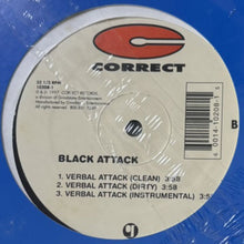 画像をギャラリービューアに読み込む, BLACK ATTACK / HOLDIN' IT DOWN/VERBAL ATTACK
