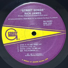 画像をギャラリービューアに読み込む, RICK JAMES / STREET SONGS
