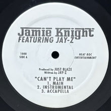 画像をギャラリービューアに読み込む, JAMIE KNIGHT featuring JAY-Z / CAN'T PLAY ME
