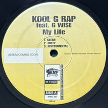 画像をギャラリービューアに読み込む, KOOL G RAP / MY LIFE/NOBODY CAN'T EAT
