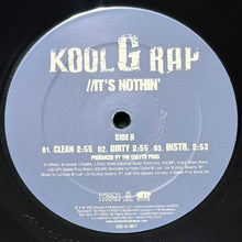 画像をギャラリービューアに読み込む, KOOL G RAP / IT'S NOTHIN'/MY LIFE
