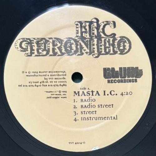 MIC GERONIMO / MASTA I.C./TIME TO BUILD – VINYL CHAMBER