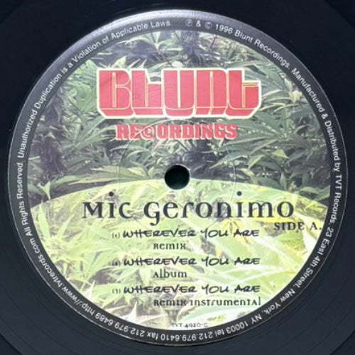 MIC GERONIMO / WHEREVER YOU ARE/MEN VS MANY – VINYL CHAMBER