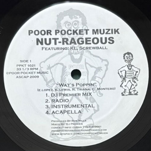 NUT-RAGEOUS / WAT'S POPPIN'/NUTS & SCREWS – VINYL CHAMBER