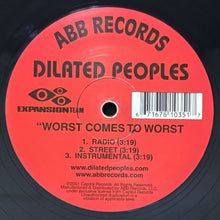 画像をギャラリービューアに読み込む, DILATED PEOPLES / WORST COMES TO WORST
