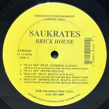 画像をギャラリービューアに読み込む, SAUKRATES / BRICK HOUSE EP
