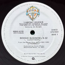 画像をギャラリービューアに読み込む, LAMONT DOZIER / BOOGIE BUSINESS/TRUE LOVE IS BITTERSWEET

