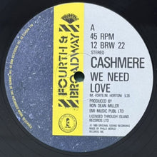画像をギャラリービューアに読み込む, CASHMERE / WE NEED LOVE/KEEP ME UP
