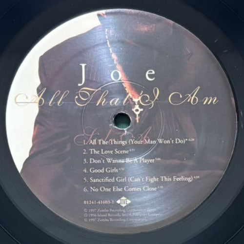 JOE / ALL THAT I AM – VINYL CHAMBER