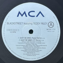 画像をギャラリービューアに読み込む, BLACKSTREET featuring TEDDY RILEY / BABY BE MINE
