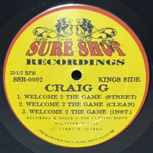 画像をギャラリービューアに読み込む, CRAIG G / SING-A-LONG/WELCOME 2 THE GAME
