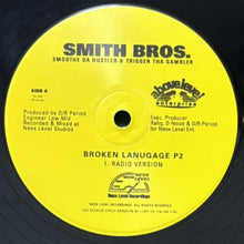 画像をギャラリービューアに読み込む, SMITH BROTHERS / BROKEN LANGUAGE Part 2
