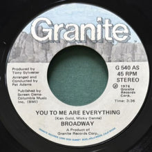 画像をギャラリービューアに読み込む, BROADWAY / YOU TO ME ARE EVERYTHING
