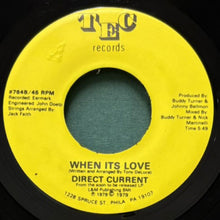 画像をギャラリービューアに読み込む, DIRECT CURRENT / WHEN IT'S LOVE

