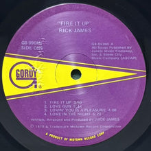 画像をギャラリービューアに読み込む, RICK JAMES / FIRE IT UP
