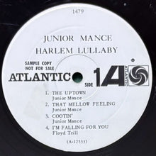 画像をギャラリービューアに読み込む, JUNIOR MANCE / HARLEM LULLABY
