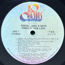 画像をギャラリービューアに読み込む, HODGES, JAMES &amp; SMITH / POWER IN YOUR LOVE
