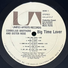 画像をギャラリービューアに読み込む, CORNELIUS BROTHERS AND SISTER ROSE / BIG TIME LOVER
