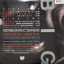 画像をギャラリービューアに読み込む, NOTORIOUS B.I.G. / JUICY/UNBELIEVABLE
