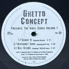 画像をギャラリービューアに読み込む, GHETTO CONCEPT / THE VINYL SERIES VOLUME 1
