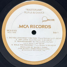 画像をギャラリービューアに読み込む, RUFUS &amp; CHAKA / MASTERJAM
