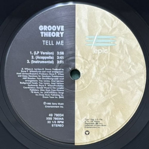 GROOVE THEORY / TELL ME – VINYL CHAMBER