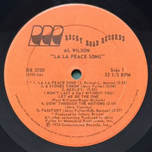 画像をギャラリービューアに読み込む, AL WILSON / LA LA PEACE SONG
