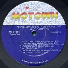 画像をギャラリービューアに読み込む, G.C. CAMERON / LOVE SONGS &amp; OTHER TRAGEDIES
