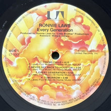 画像をギャラリービューアに読み込む, RONNIE LAWS / EVERY GENERATION
