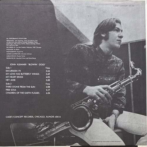 JOHN KLEMMER / BLOWIN' GOLD – VINYL CHAMBER