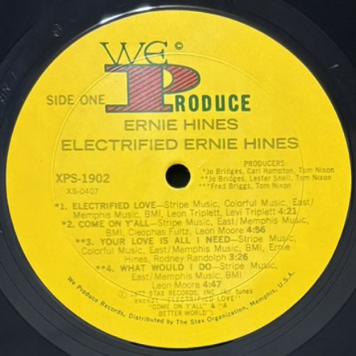 ERNIE HINES / ELECTRIFIED – VINYL CHAMBER