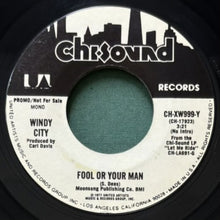 画像をギャラリービューアに読み込む, WINDY CITY / FOOL OR YOUR MAN
