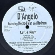 画像をギャラリービューアに読み込む, D'ANGELO / LEFT &amp; RIGHT/UNTITLED (HOW DOES IT FEEL)
