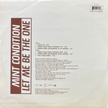 画像をギャラリービューアに読み込む, MINT CONDITION / LET ME BE THE ONE

