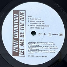 画像をギャラリービューアに読み込む, MINT CONDITION / LET ME BE THE ONE
