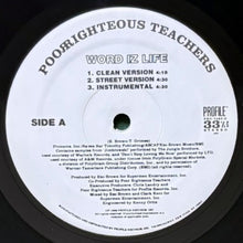 画像をギャラリービューアに読み込む, POOR RIGHTEOUS TEACHERS / WORD IZ LIFE/DREADFUL DAY
