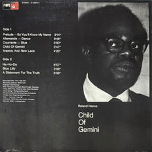画像をギャラリービューアに読み込む, ROLAND HANNA TRIO / CHILD OF GEMINI
