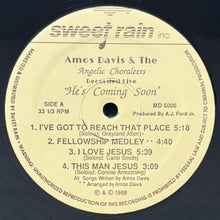 画像をギャラリービューアに読み込む, AMOS DAVIS &amp; THE ANGELIC CHORALEERS / HE'S COMING SOON
