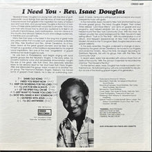 画像をギャラリービューアに読み込む, REV. ISAAC DOUGLAS AND WATSON GROVE / I NEED YOU

