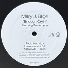 画像をギャラリービューアに読み込む, MARY J. BLIGE / ENOUGH CRYIN'

