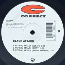 画像をギャラリービューアに読み込む, BLACK ATTACK / HOLDIN' IT DOWN/VERBAL ATTACK
