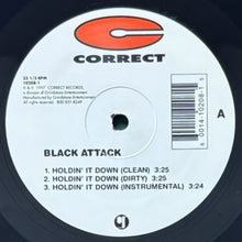 画像をギャラリービューアに読み込む, BLACK ATTACK / HOLDIN' IT DOWN/VERBAL ATTACK
