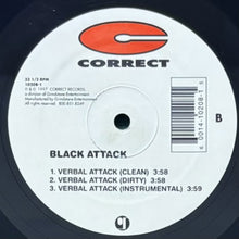 画像をギャラリービューアに読み込む, BLACK ATTACK / HOLDIN' IT DOWN/VERBAL ATTACK
