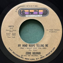 画像をギャラリービューアに読み込む, EDDIE HOLMAN / MY MIND KEEPS TELLING ME/STRANDED IN A DREAM

