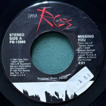 画像をギャラリービューアに読み込む, DIANA ROSS / MISSING YOU/WE ARE THE CHILDREN OF THE WORLD
