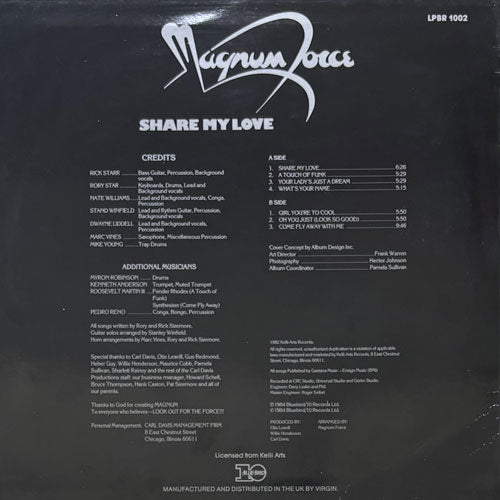 MAGNUM FORCE / SHARE MY LOVE – VINYL CHAMBER