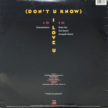 画像をギャラリービューアに読み込む, CHUCKII BOOKER / (DON'T U KNOW) I LOVE YOU
